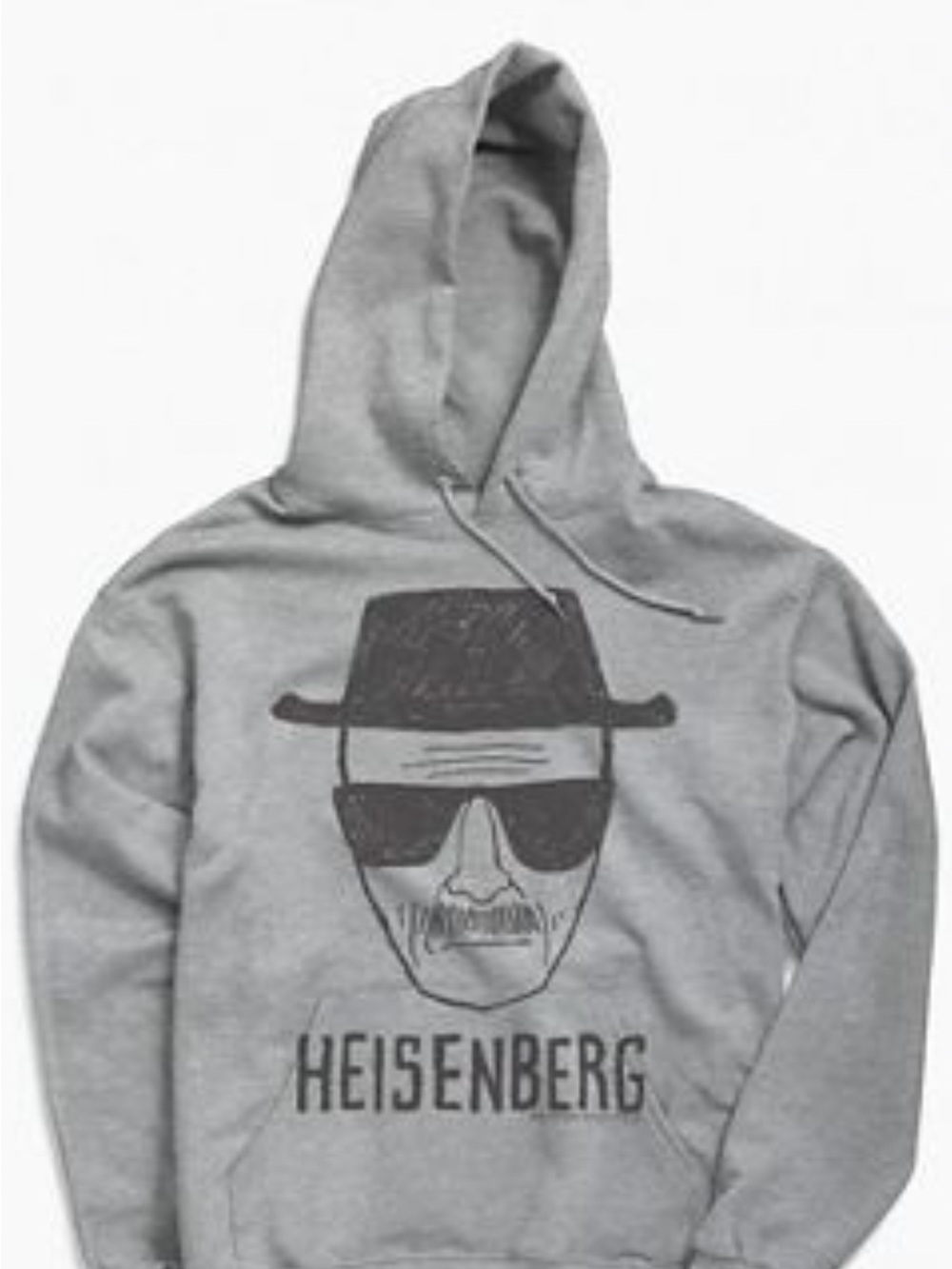 Gray Breaking Bad Heisenberg Graphic Hoodie Sweatshirt - Men